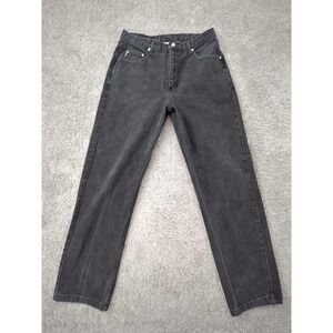Vintage‎ Guess Jeans Mens 33x30 Black Straight Leg Classic Made in USA